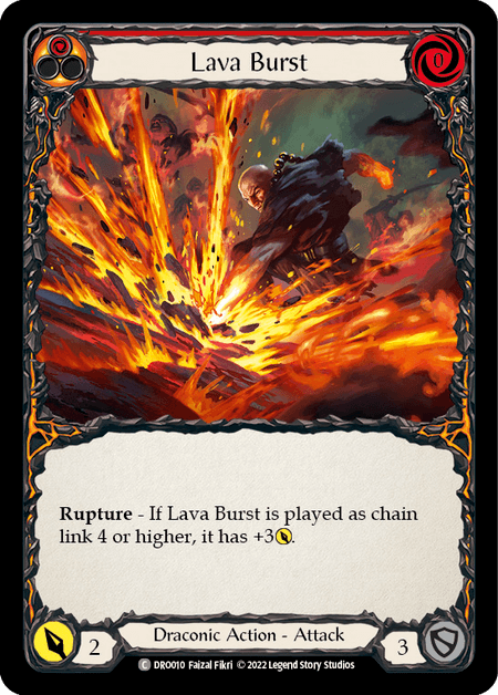 Lava Burst — Flesh and Blood card