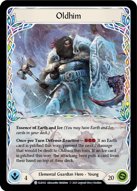Oldhim — Blitz Deck: Tales of Aria - Oldhim Flesh and Blood card by Alexander Mokhov