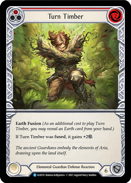 Turn Timber (Red) — Tales of Aria Flesh and Blood card by Ramza Ardyputra