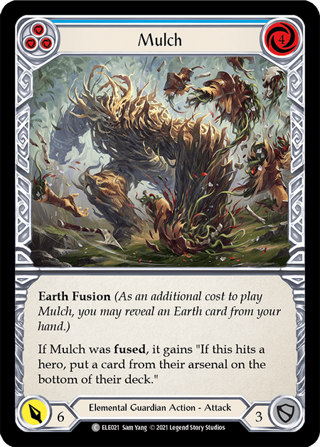 Mulch (Blue) — Tales of Aria Flesh and Blood card by Sam Yang