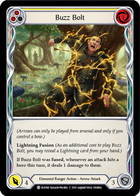 Buzz Bolt (Yellow) — Tales of Aria Flesh and Blood card by Kyxarie Peralta