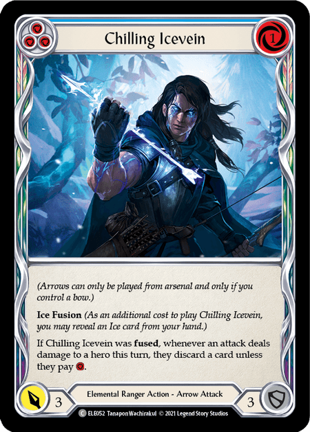 Chilling Icevein (Blue) — Tales of Aria Flesh and Blood card by Tanapon Wachirakul
