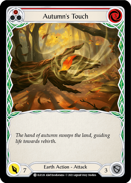 Autumn's Touch (Red) — Tales of Aria Flesh and Blood card by Alief Rusydiatama