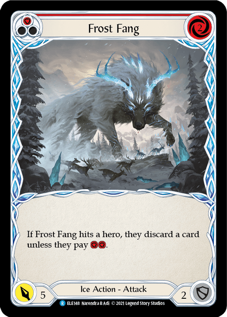 Frost Fang (Red) — Tales of Aria Flesh and Blood card by Narendra B Adi