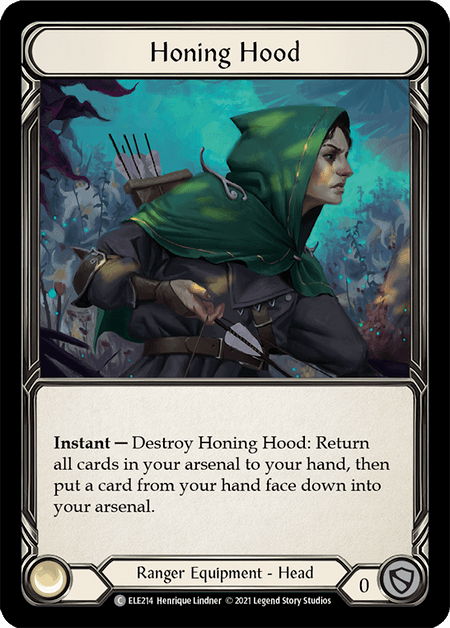 Honing Hood — Tales of Aria Flesh and Blood card by Henrique Lindner