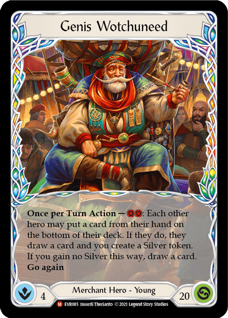 Genis Wotchuneed — Everfest Flesh and Blood card by Isuardi Therianto