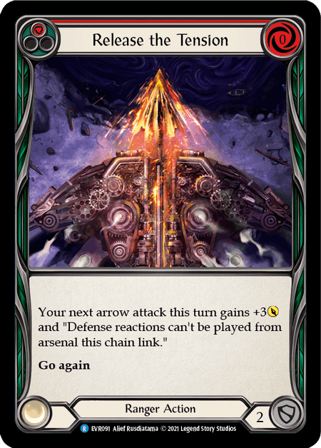 Release the Tension (Red) — Everfest Flesh and Blood card by Alief Rusdiatama