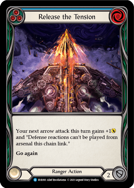 Release the Tension (Blue) — Everfest Flesh and Blood card by Alief Rusdiatama