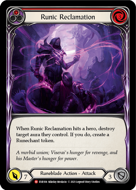 Runic Reclamation — Everfest Flesh and Blood card by Nikolay Moskvin