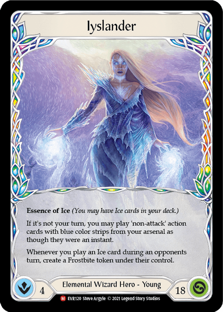Iyslander — Everfest Flesh and Blood card by Steve Argyle