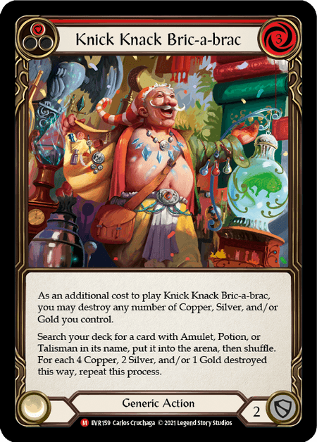 Knick Knack Bric-a-brac — Everfest Flesh and Blood card by Carlos Cruchaga