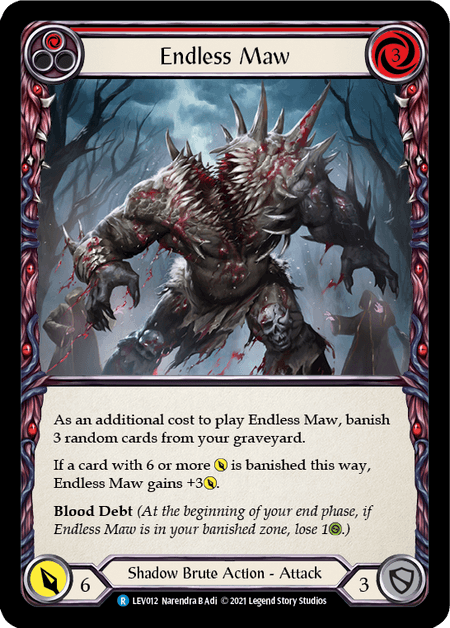 Endless Maw (Red) — Flesh and Blood card