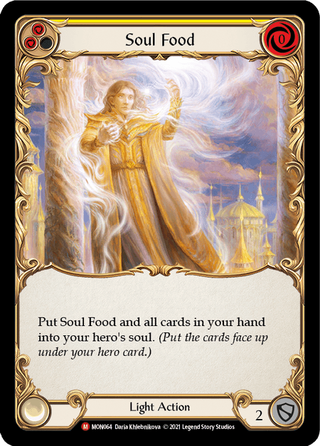 Soul Food — Monarch Flesh and Blood card by Daria Khlebnikova
