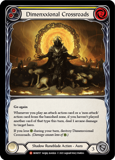 Dimenxxional Crossroads — Monarch Flesh and Blood card by Sergey Averkin