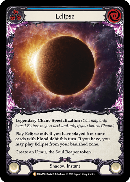 Eclipse — Monarch Flesh and Blood card by Daria Khlebnikova