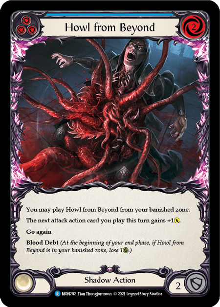 Howl from Beyond (Blue) — Monarch Flesh and Blood card by Tian Thongjomroon