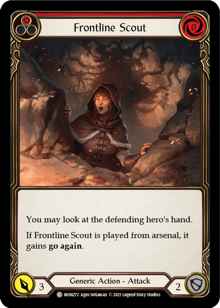 Frontline Scout (Red) — Monarch Flesh and Blood card by Agus Setiawan