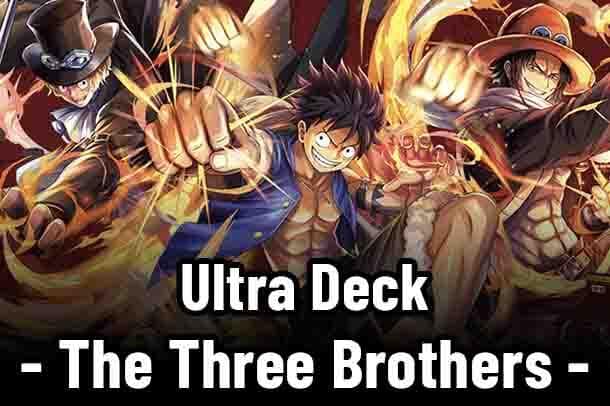 Ultra Deck: The Three Brothers — One Piece Card Game set