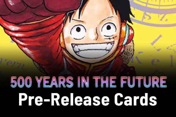 500 Years in the Future Pre-Release Cards — One Piece Card Game set