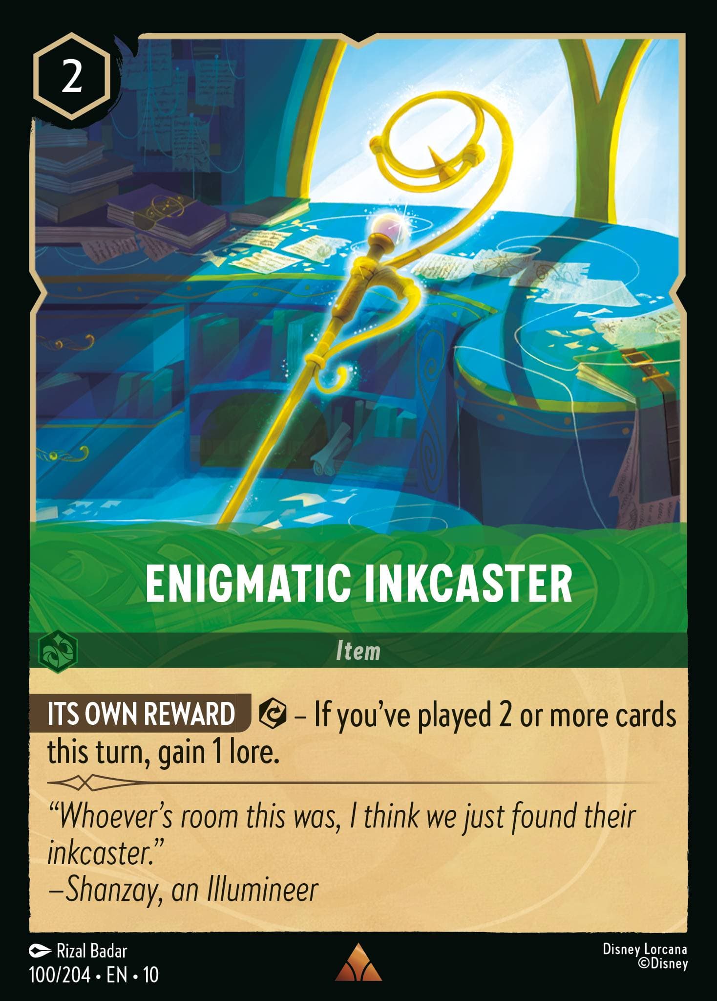 Enigmatic Inkcaster — Whispers in the Well
