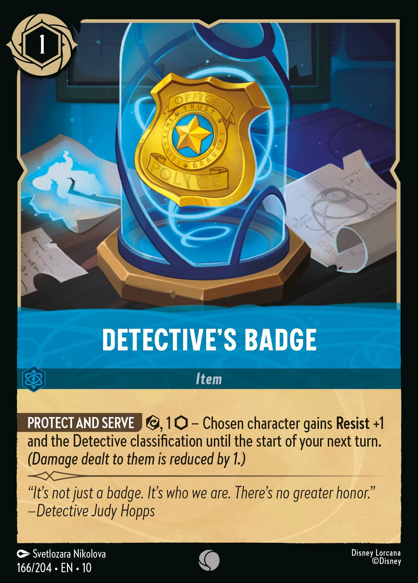 Detective's Badge — Whispers in the Well