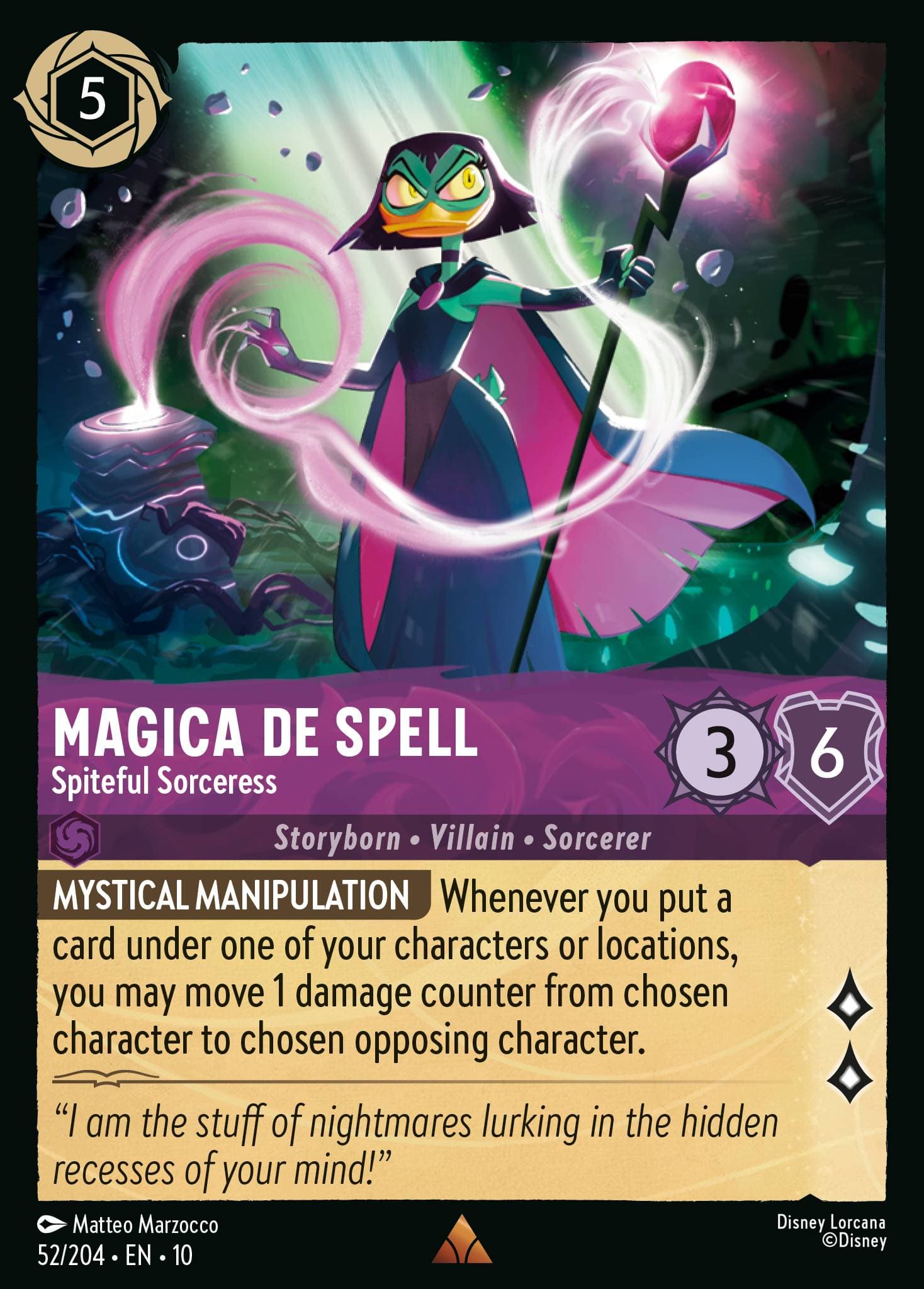 Magica De Spell - Spiteful Sorceress — Whispers in the Well