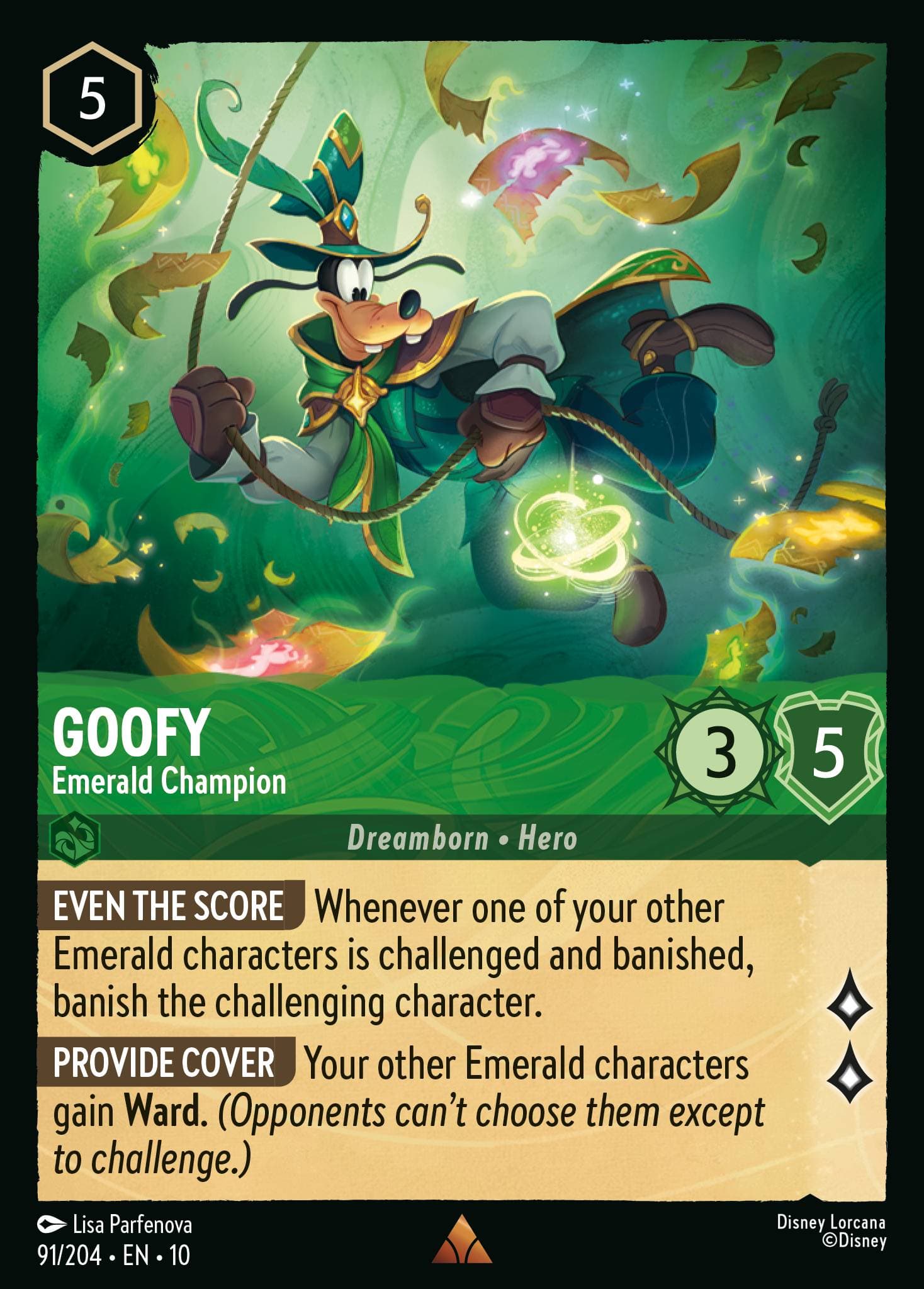Goofy - Emerald Champion — Whispers in the Well