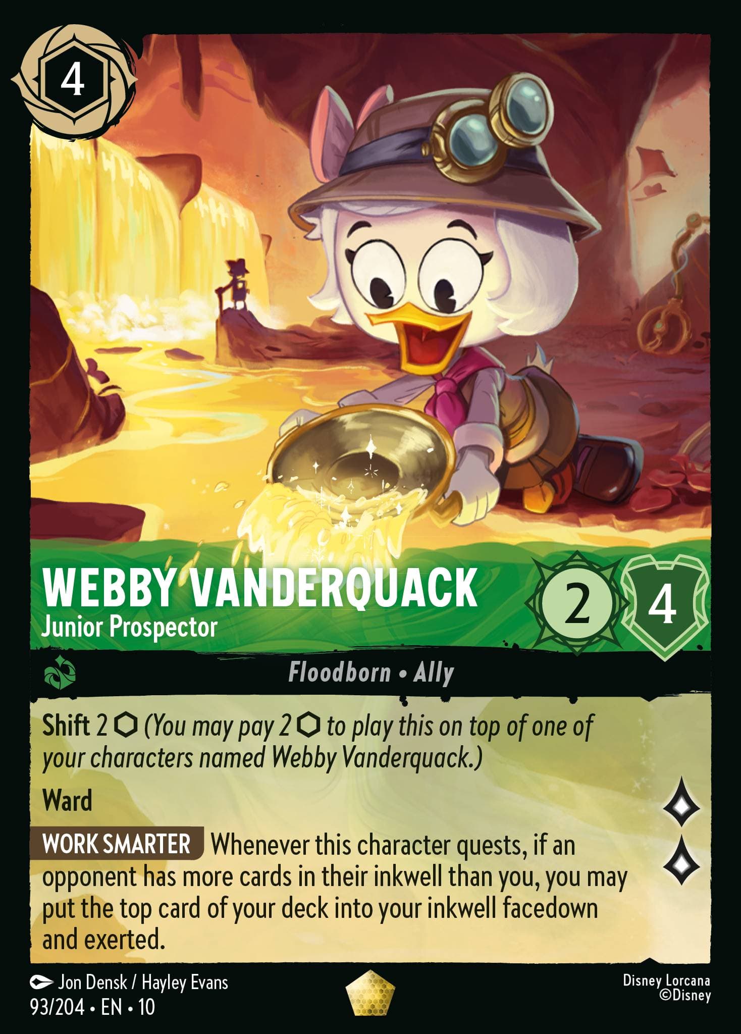 Webby Vanderquack - Junior Prospector — Whispers in the Well