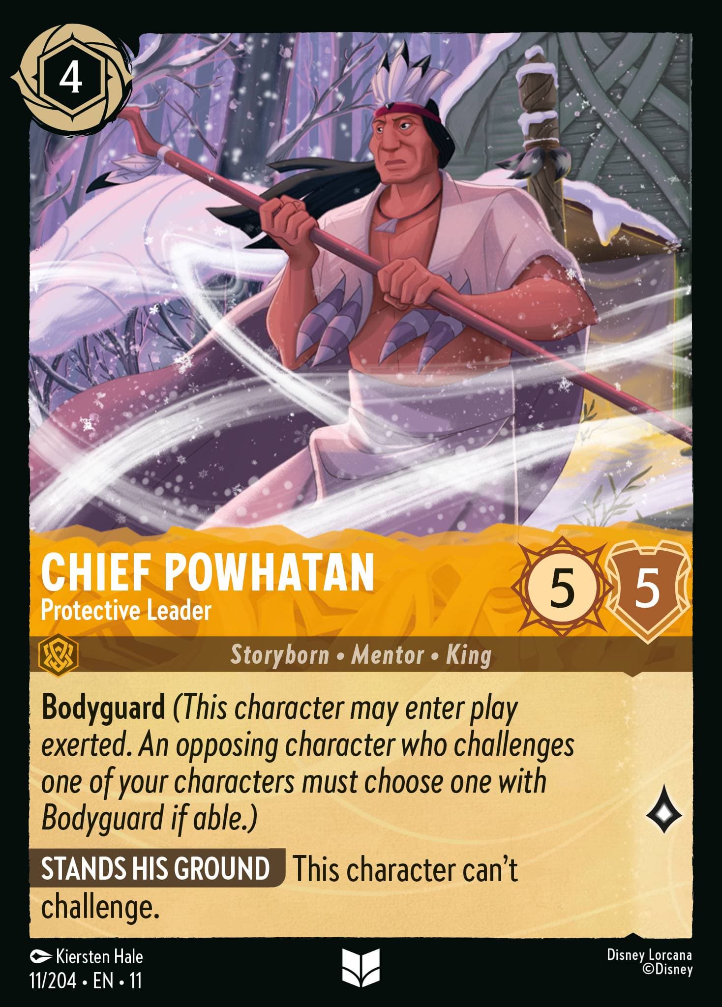 Chief Powhatan - Protective Leader — Winterspell