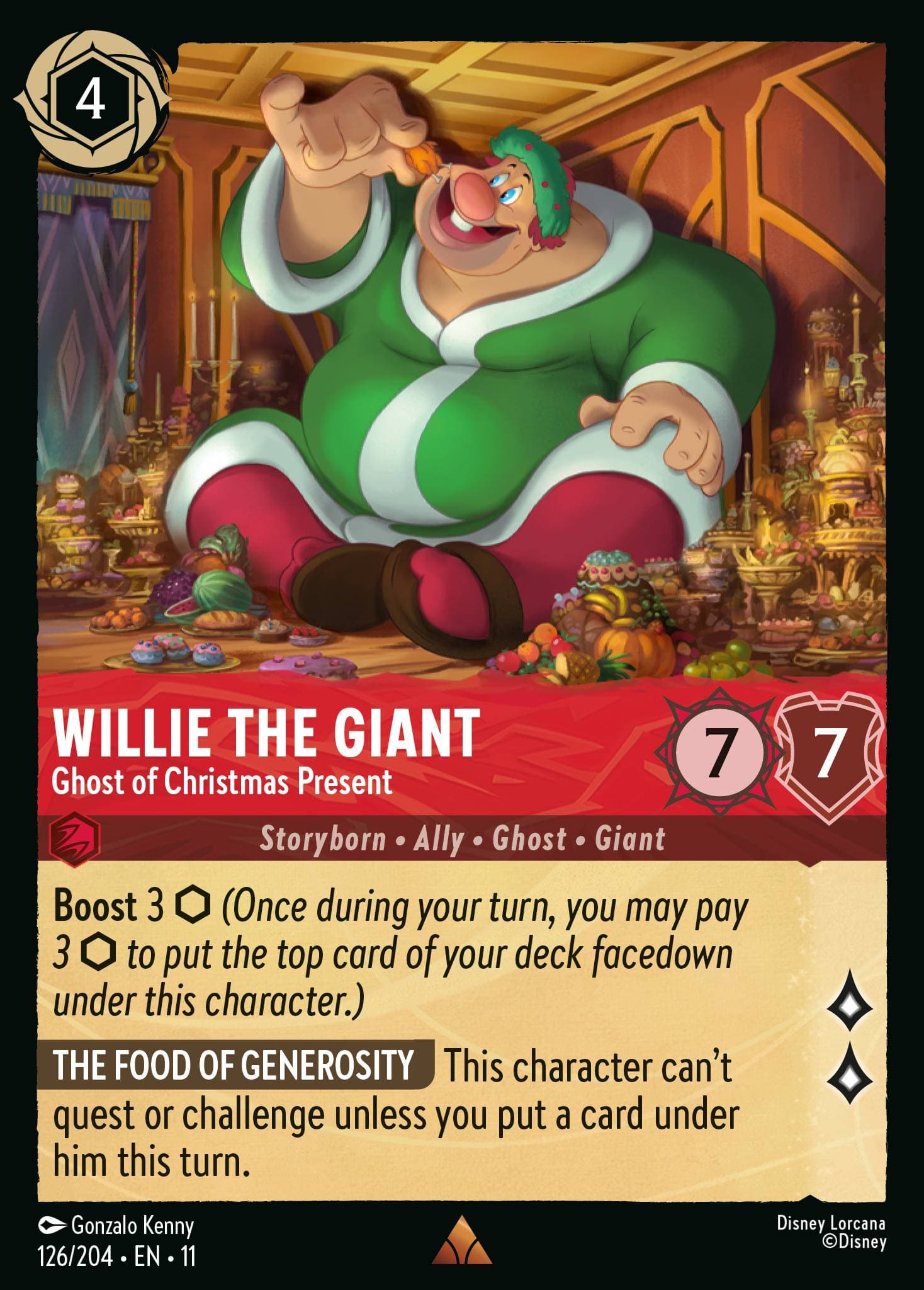 Willie the Giant - Ghost of Christmas Present — Winterspell
