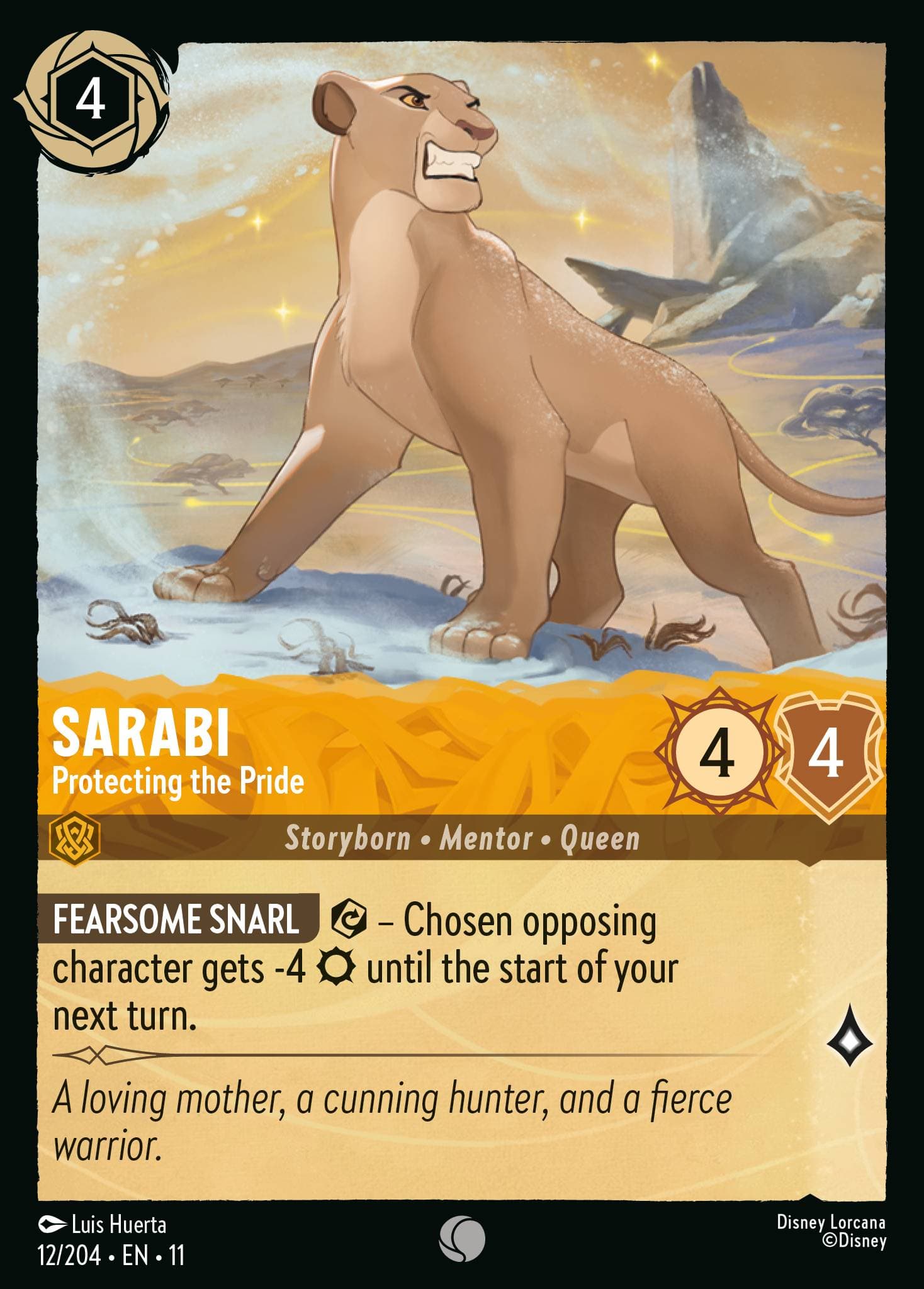 Sarabi - Protecting the Pride — Winterspell