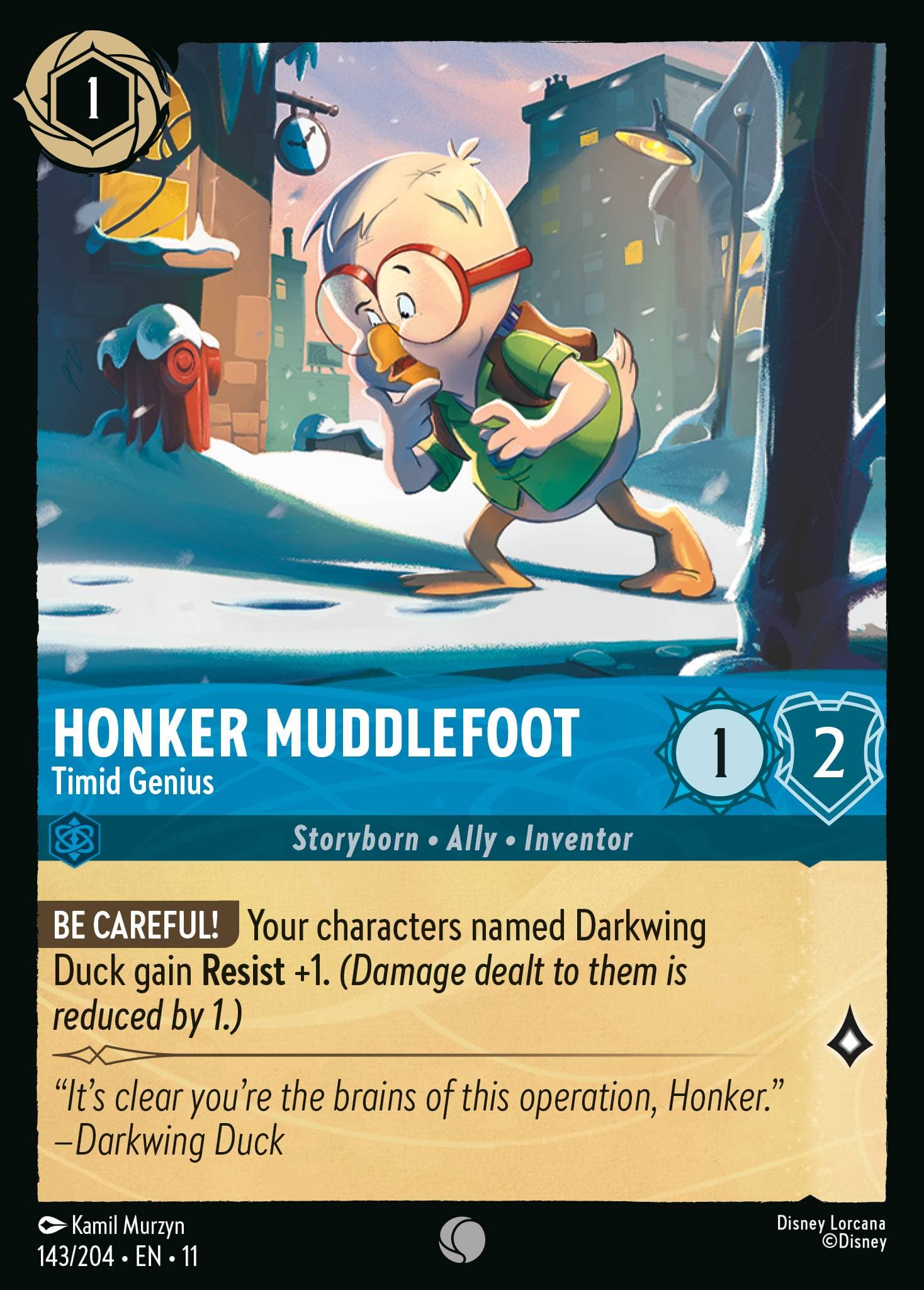 Honker Muddlefoot - Timid Genius — Winterspell