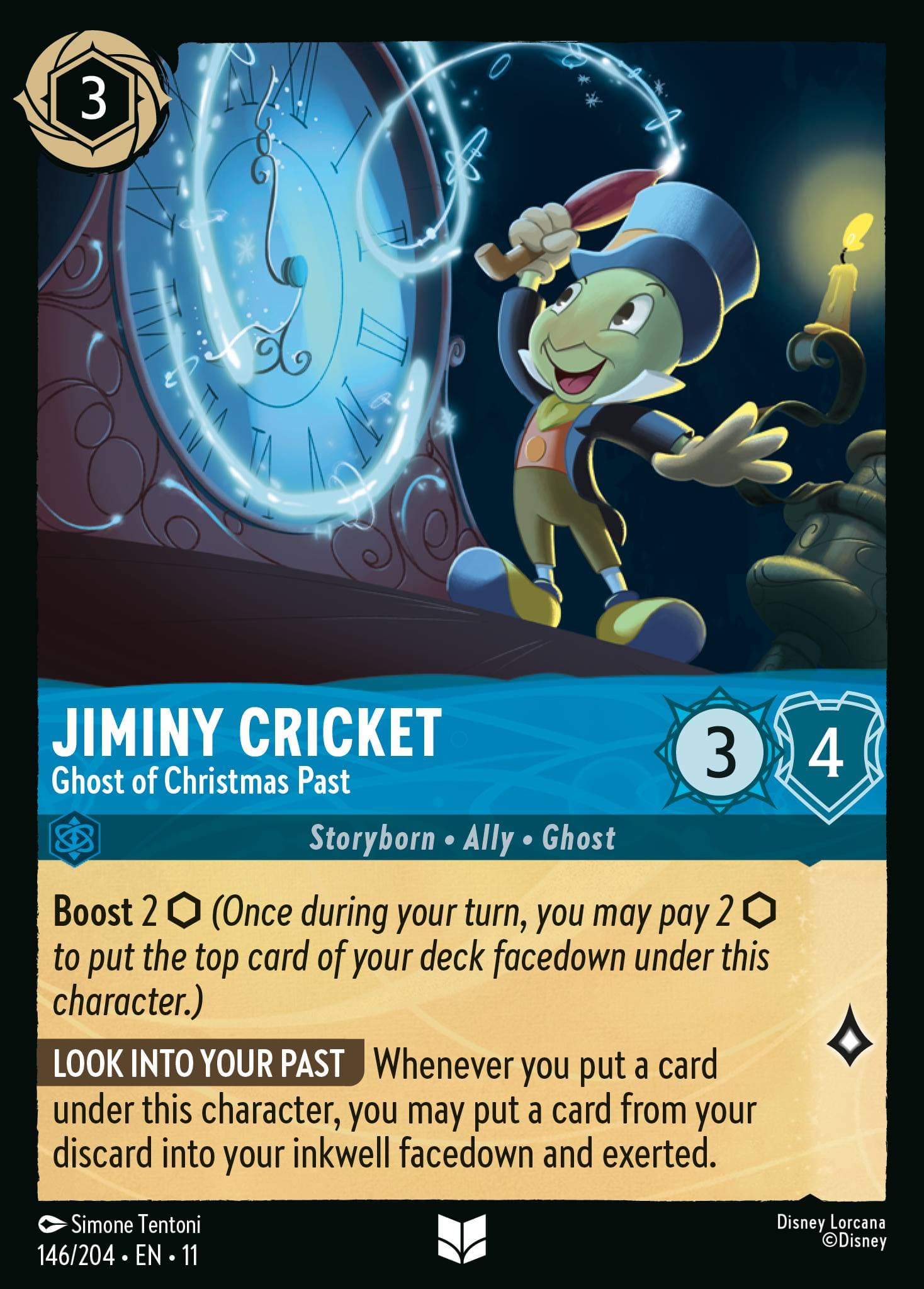 Jiminy Cricket - Ghost of Christmas Past — Winterspell