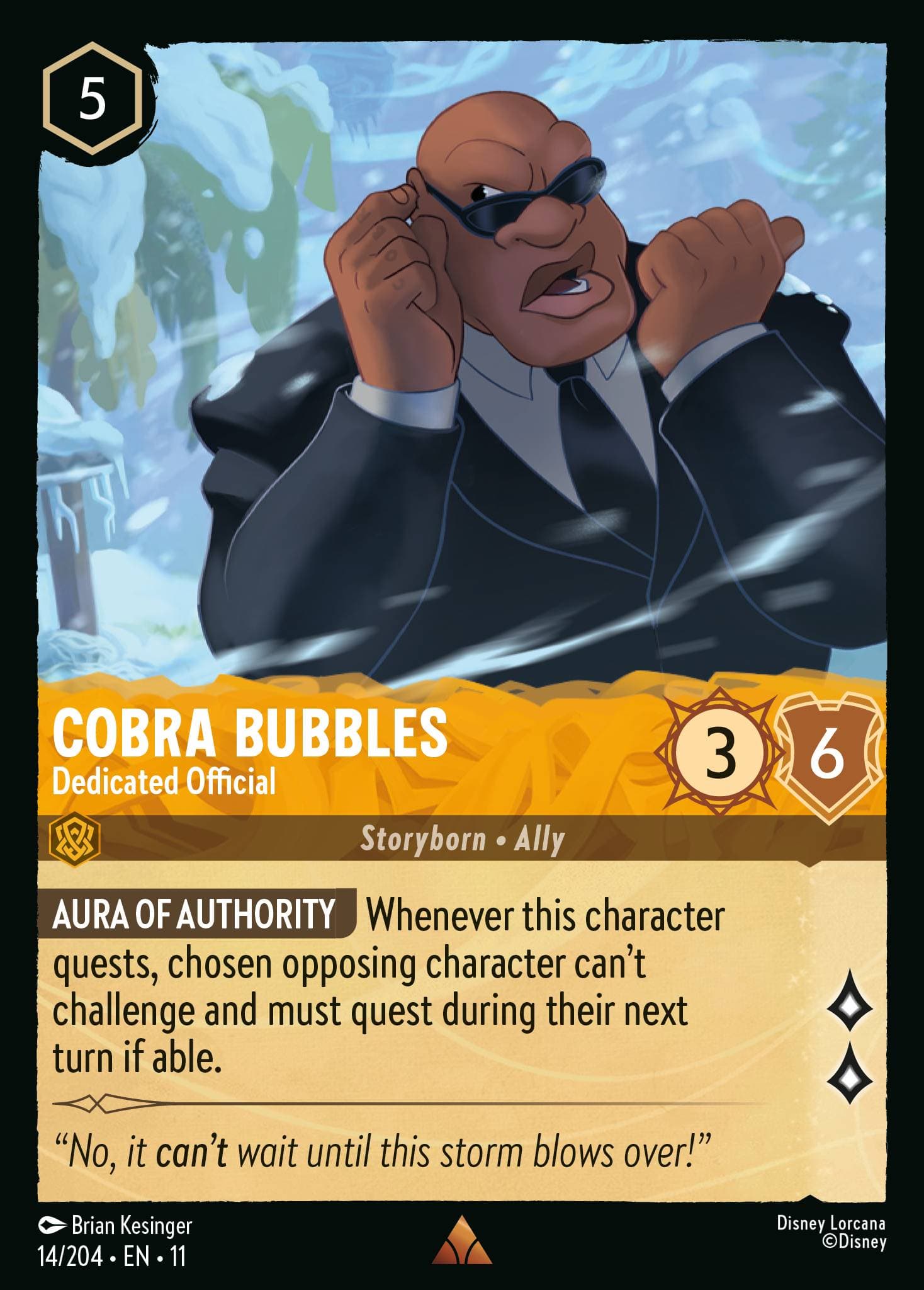 Cobra Bubbles - Dedicated Official — Winterspell