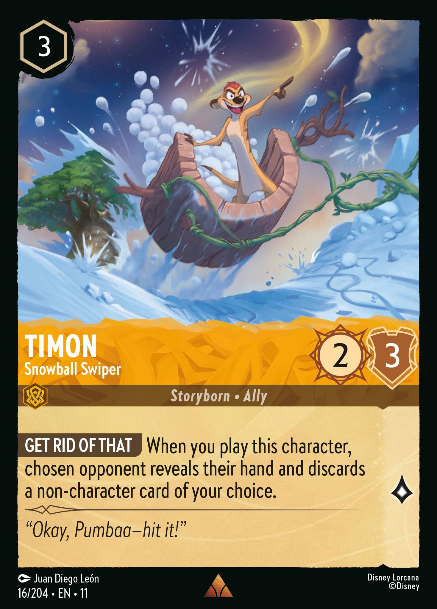 Timon - Snowball Swiper — Winterspell