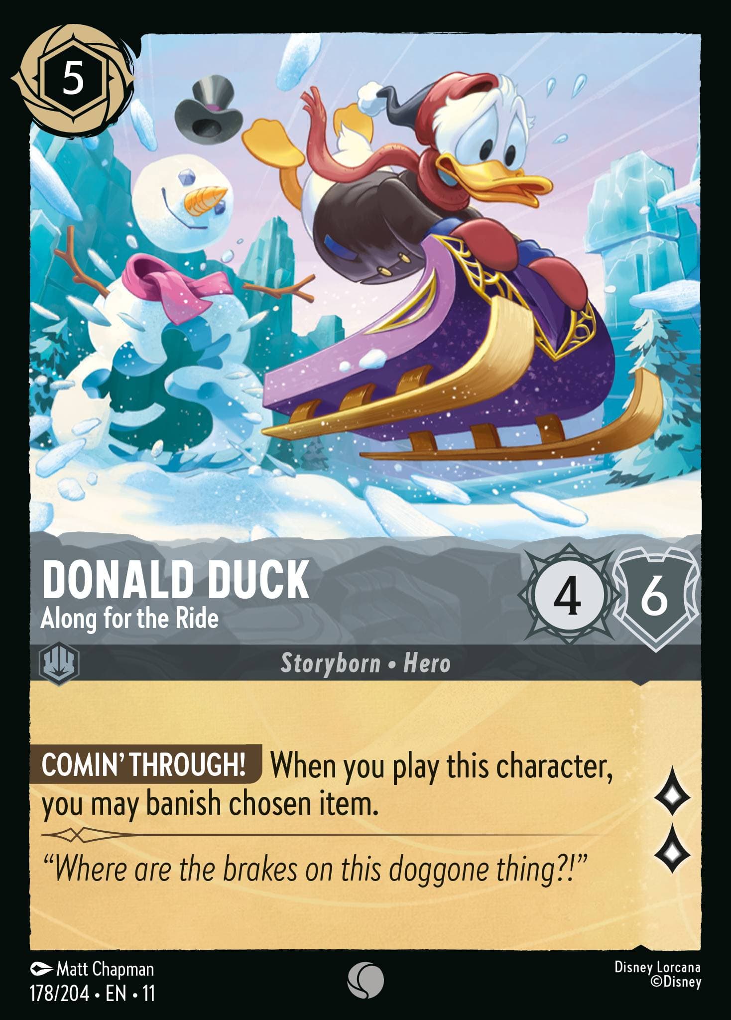 Donald Duck - Along for the Ride — Winterspell