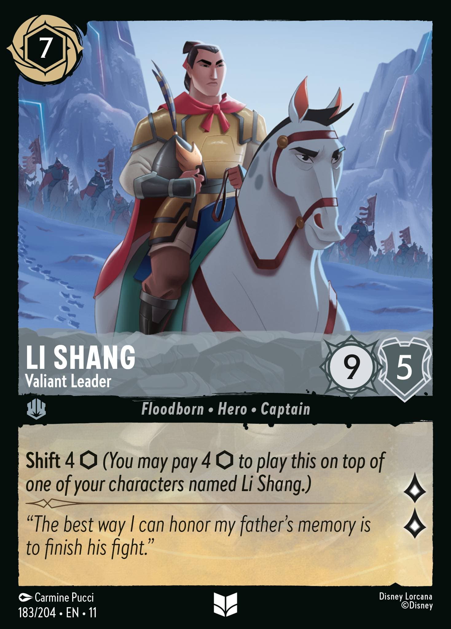 Li Shang - Valiant Leader — Winterspell