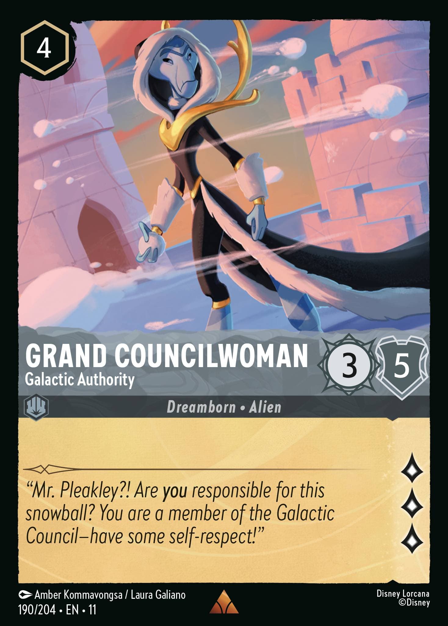 Grand Councilwoman - Galactic Authority — Winterspell