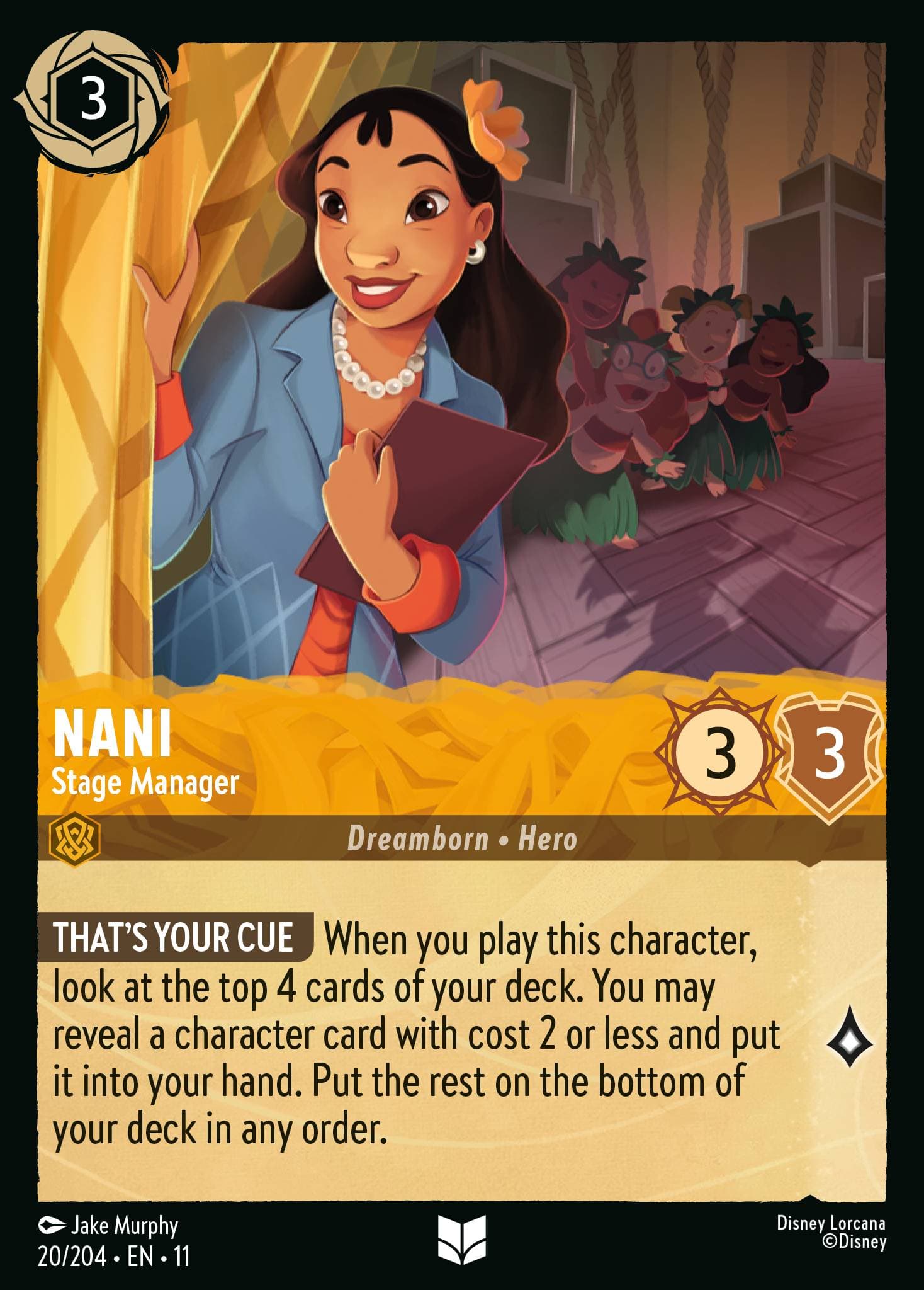 Nani - Stage Manager — Winterspell