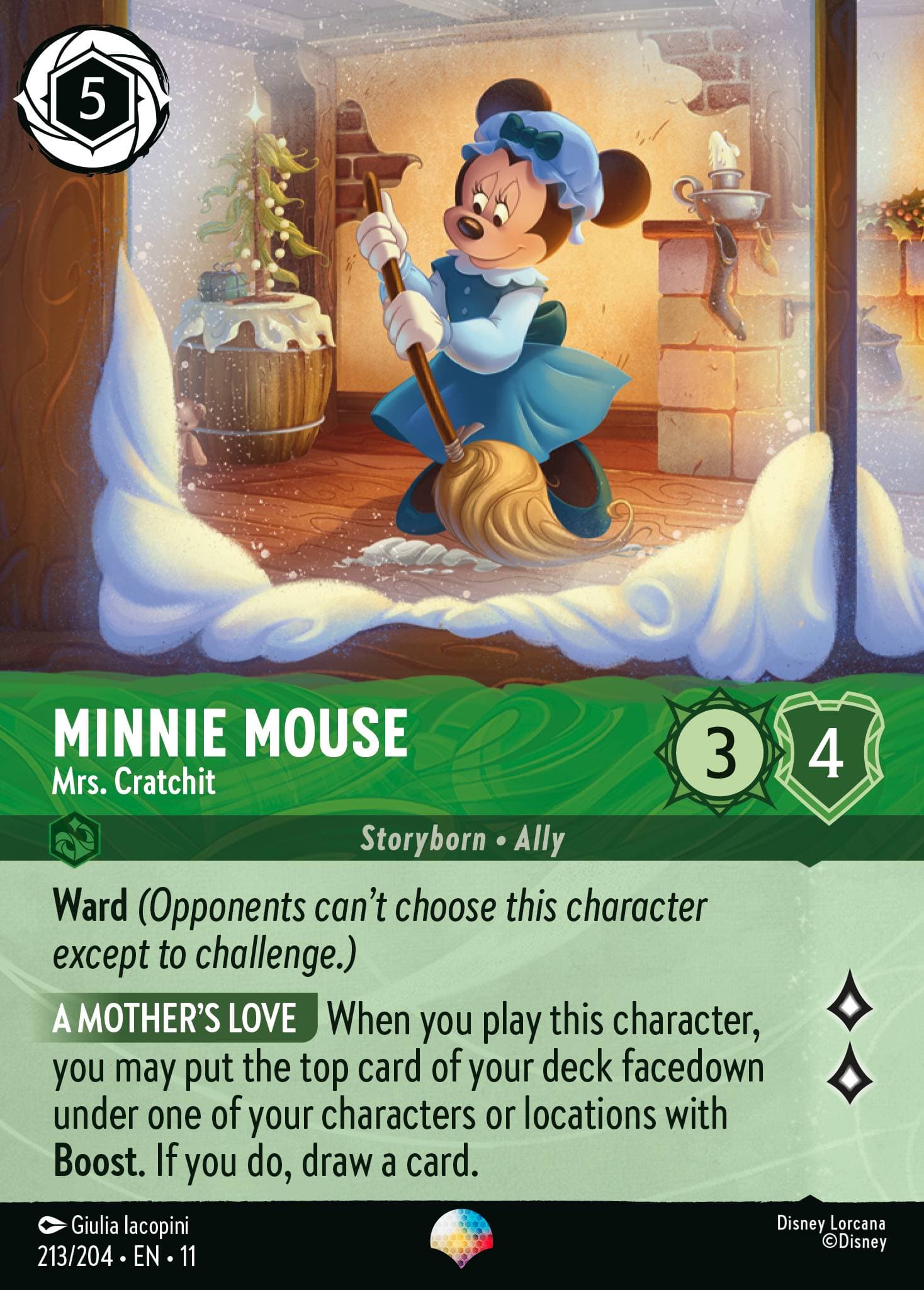 Minnie Mouse - Mrs. Cratchit — Winterspell