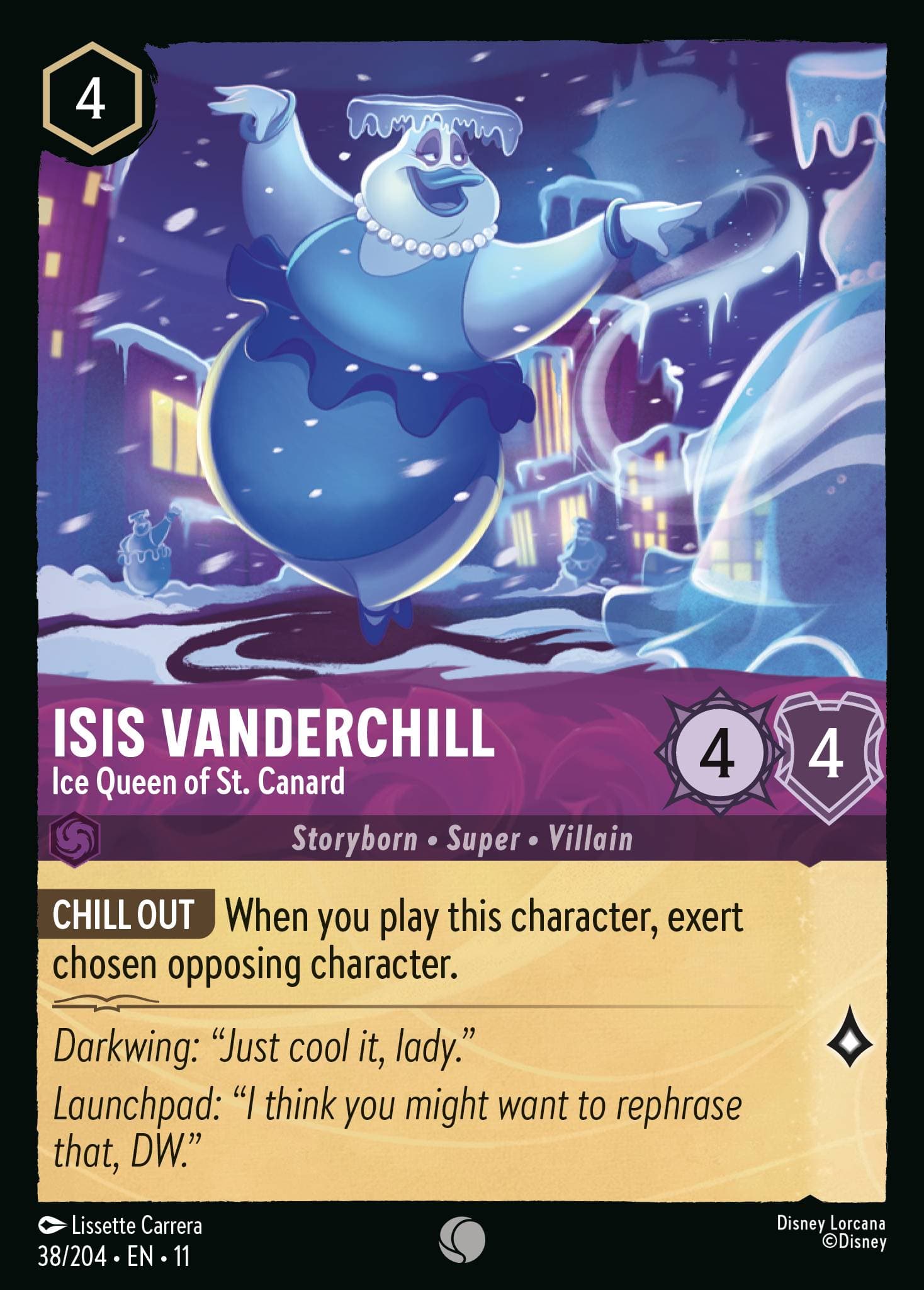 Isis Vanderchill - Ice Queen of St. Canard — Winterspell