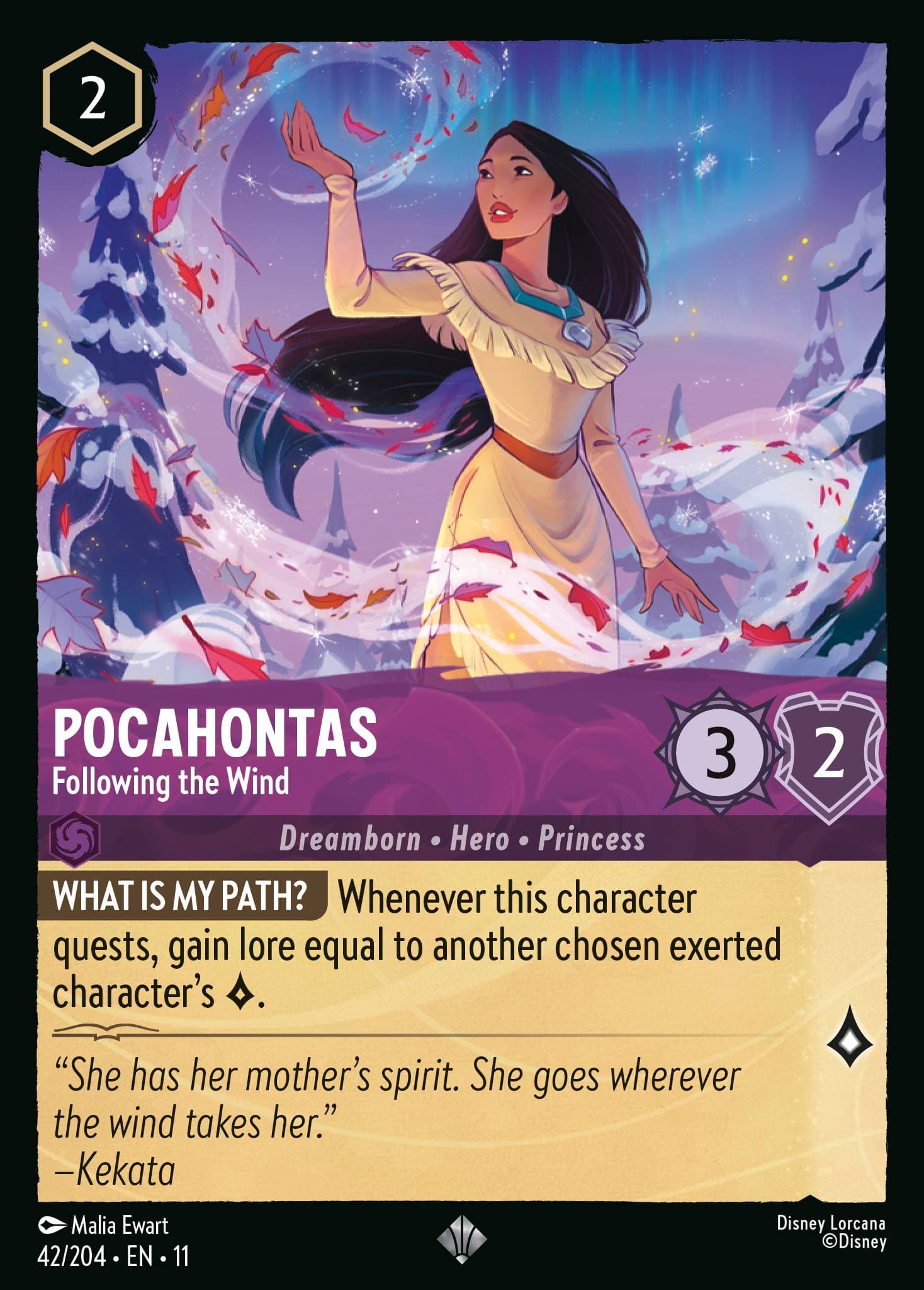Pocahontas - Following the Wind — Winterspell