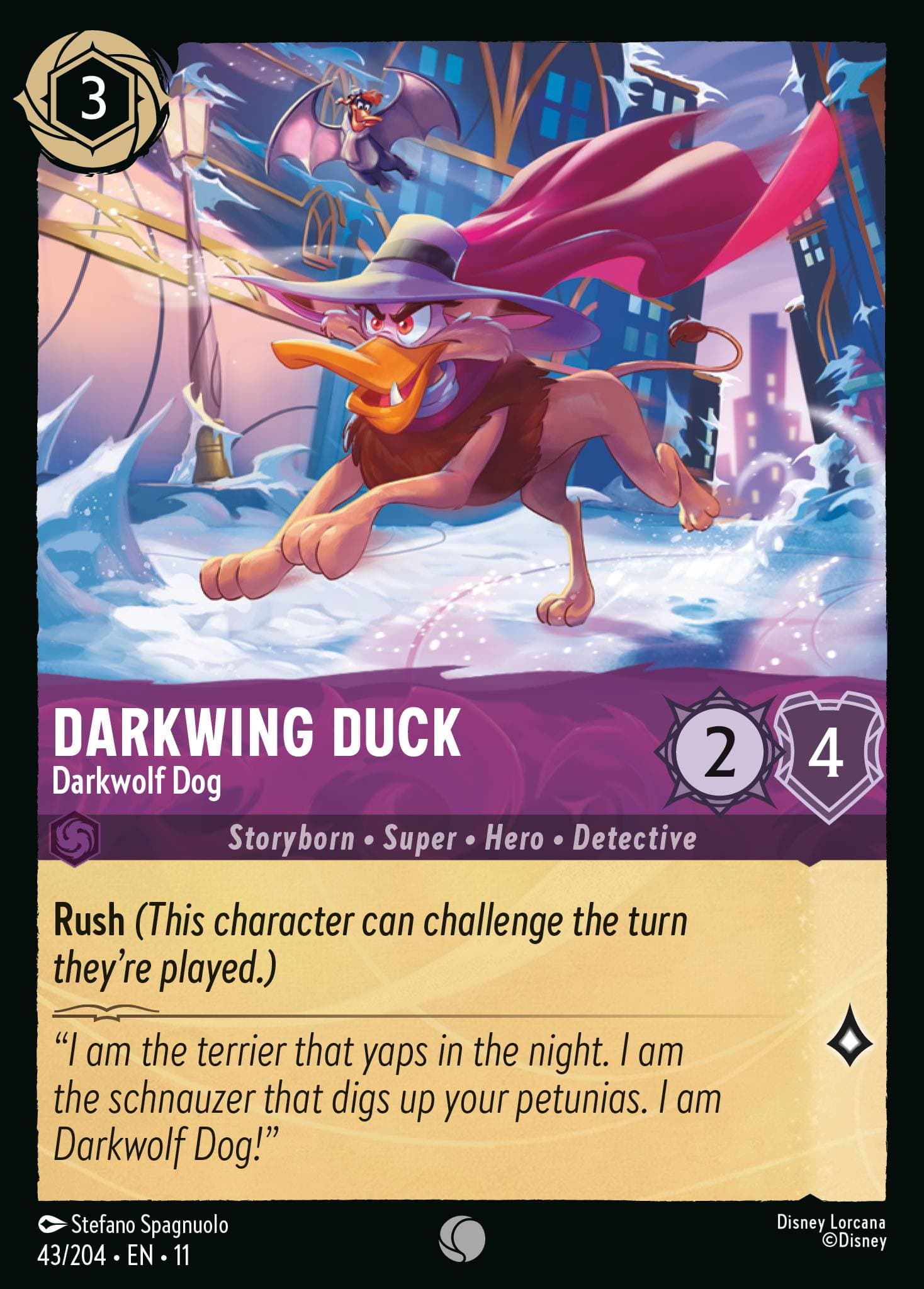 Darkwing Duck - Darkwolf Dog — Winterspell