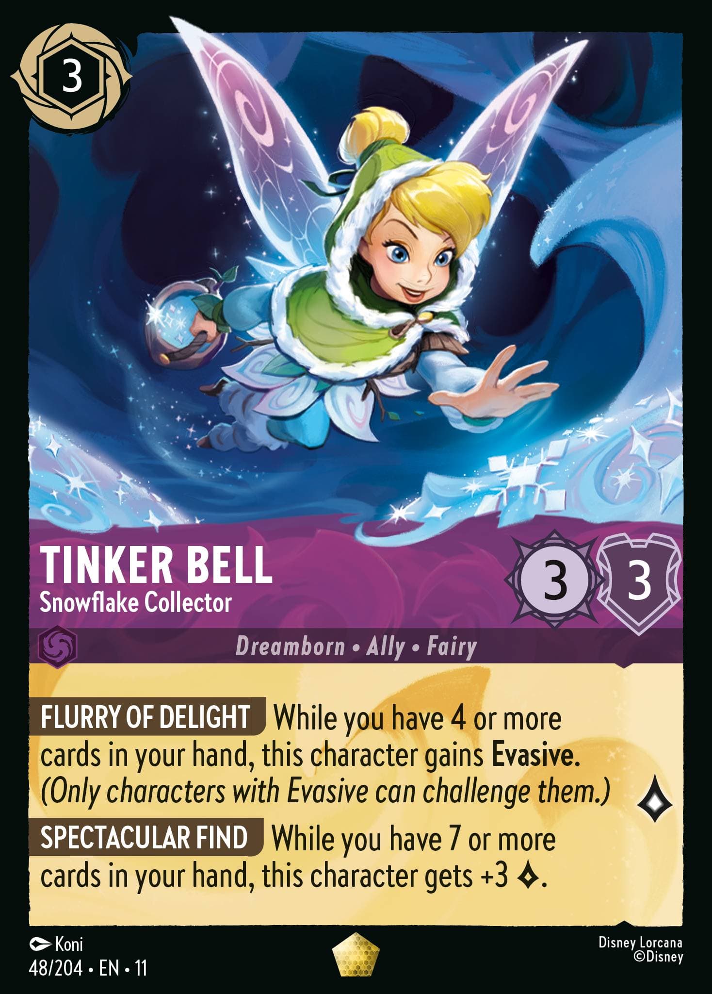 Tinker Bell - Snowflake Collector — Winterspell