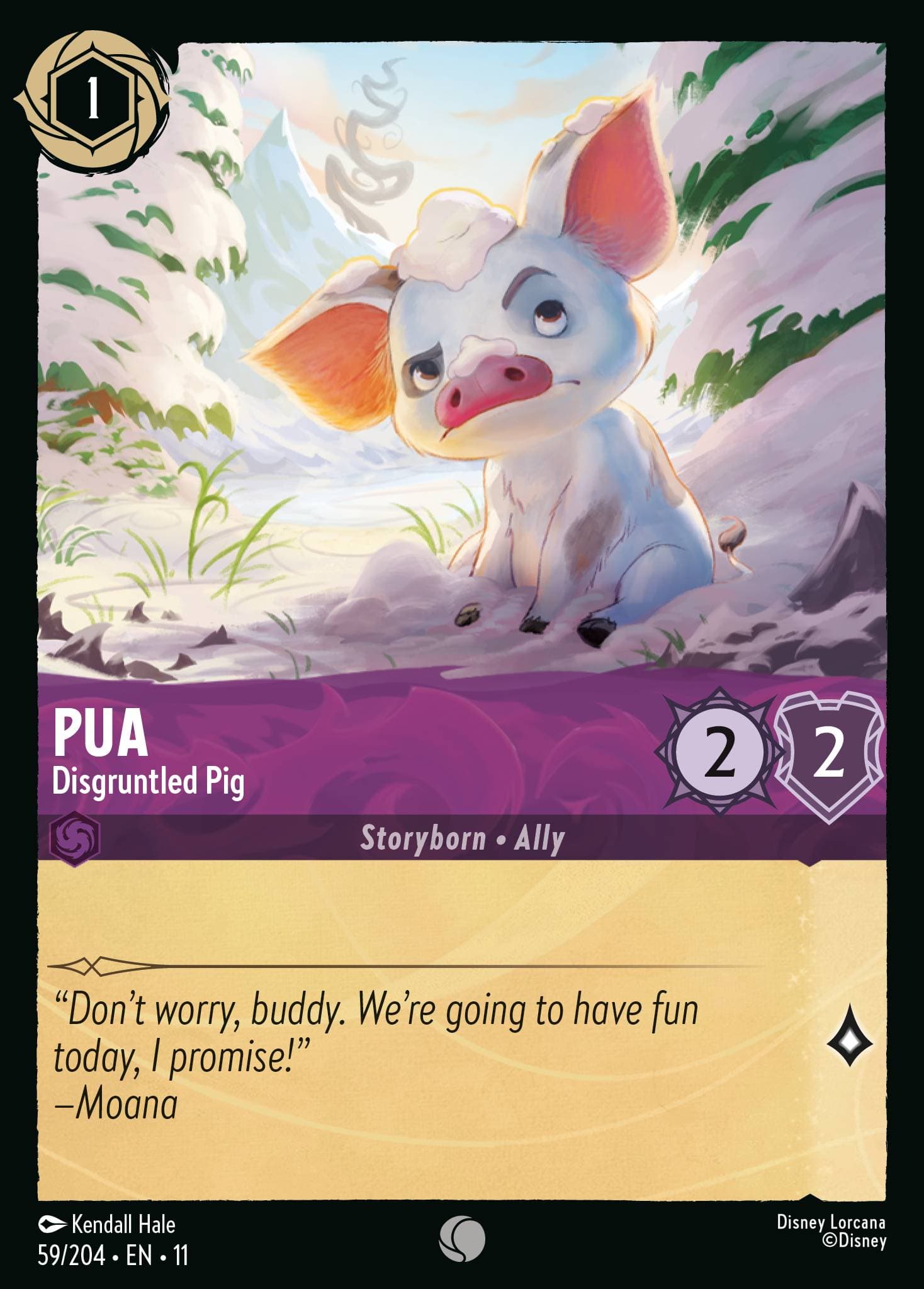 Pua - Disgruntled Pig — Winterspell