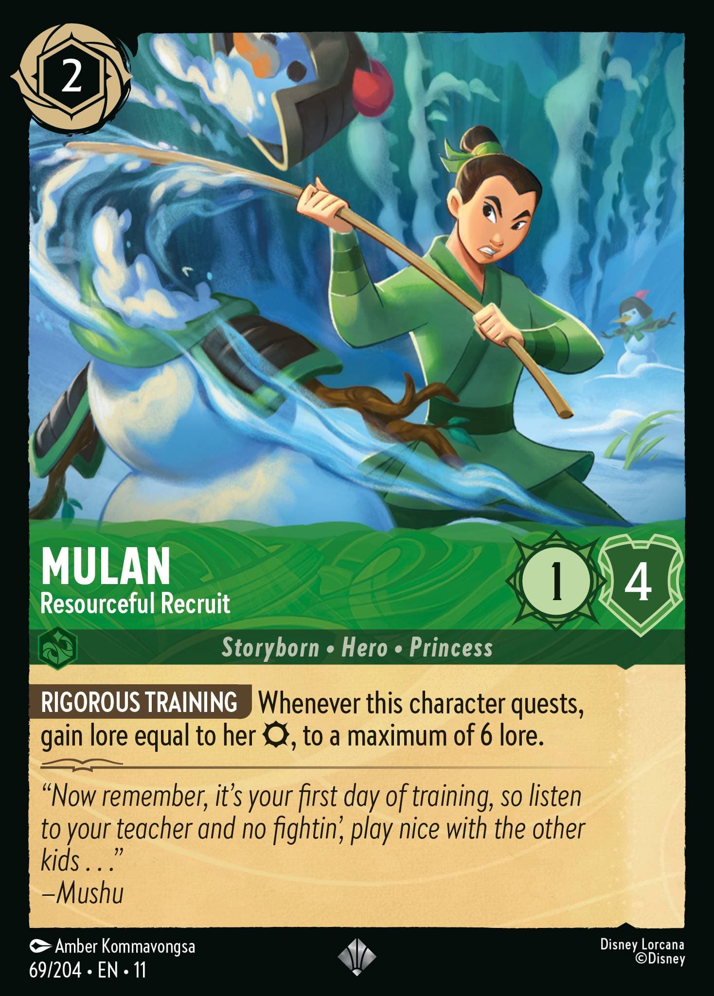 Mulan - Resourceful Recruit — Winterspell