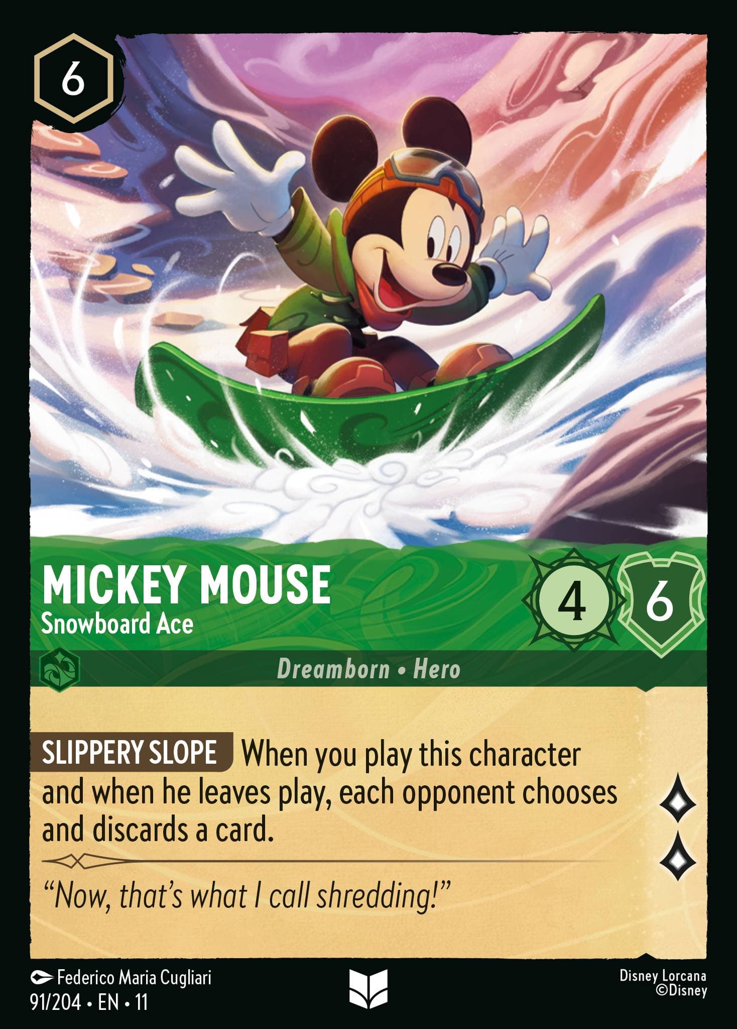 Mickey Mouse - Snowboard Ace — Winterspell