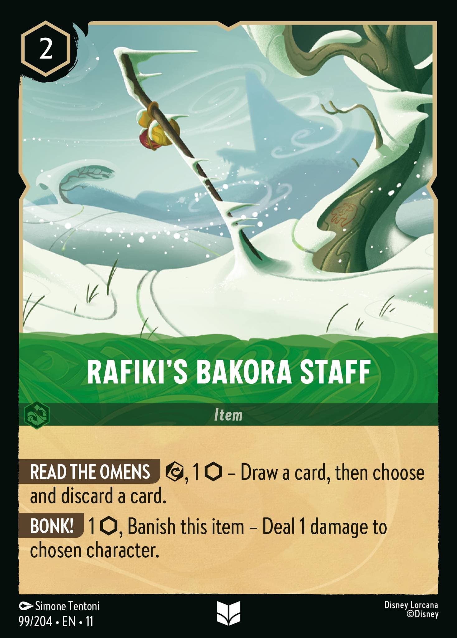 Rafiki's Bakora Staff — Winterspell