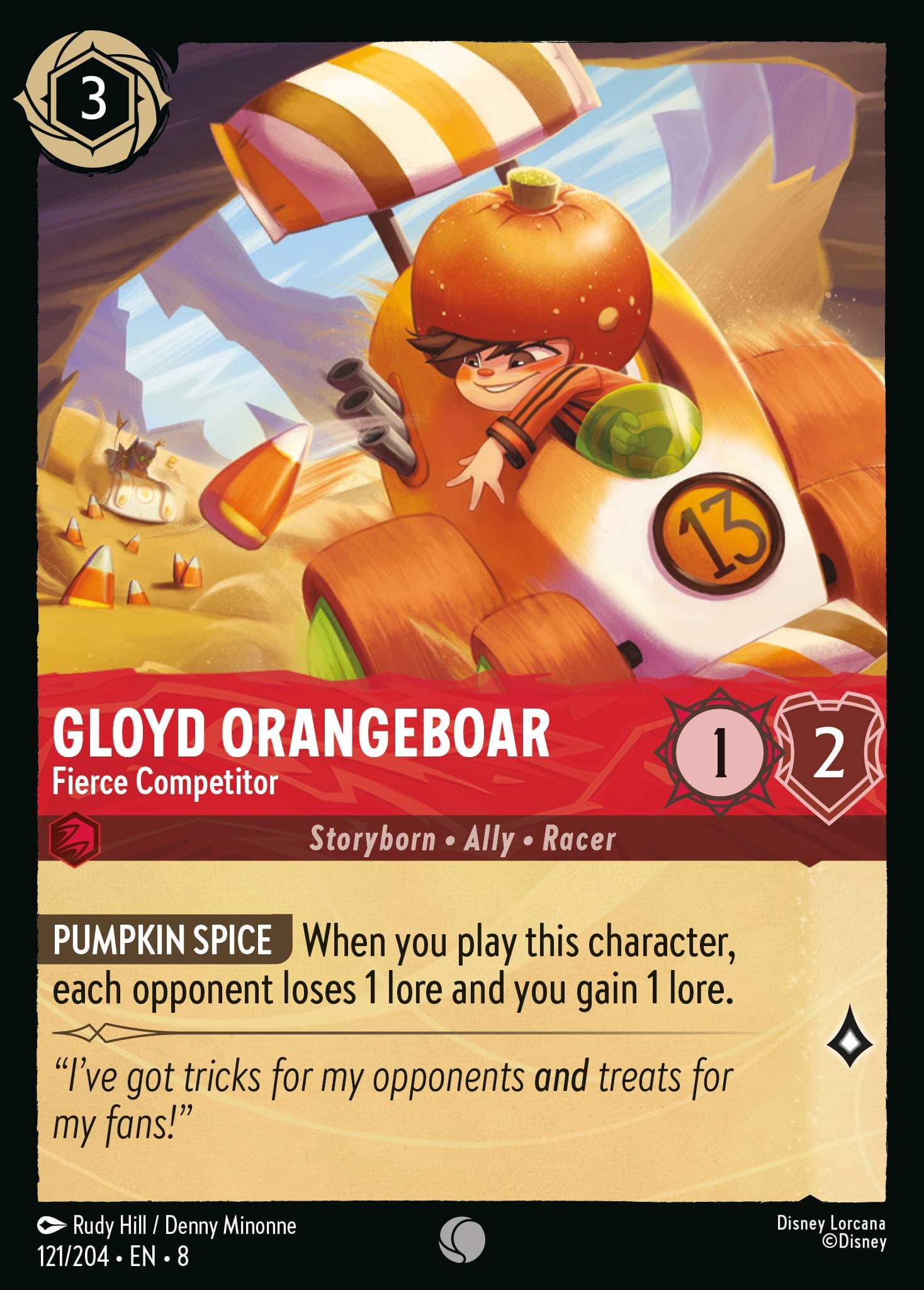 Gloyd Orangeboar - Fierce Competitor — Reign of Jafar