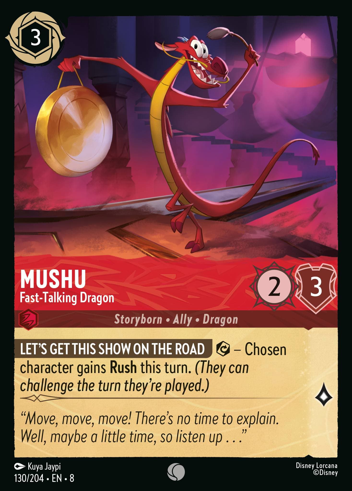 Mushu - Fast-Talking Dragon — Reign of Jafar